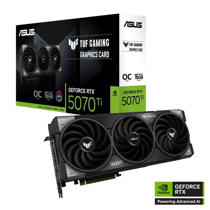 ASUS TUF Gaming GeForce RTX™ 5070 Ti OC Edition 16GB