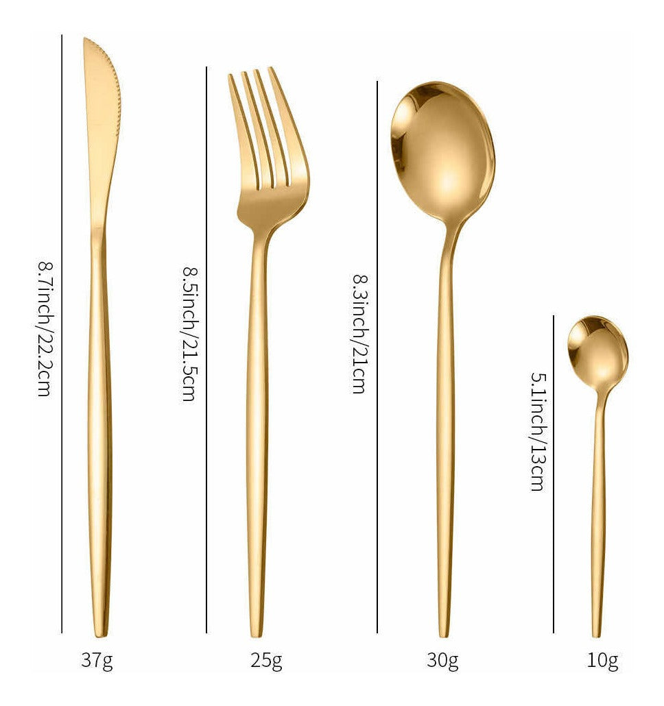 SET CUBIERTOS ACERO INOXIDABLE PROMO