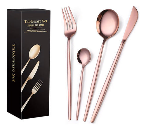 SET CUBIERTOS ACERO INOXIDABLE PROMO