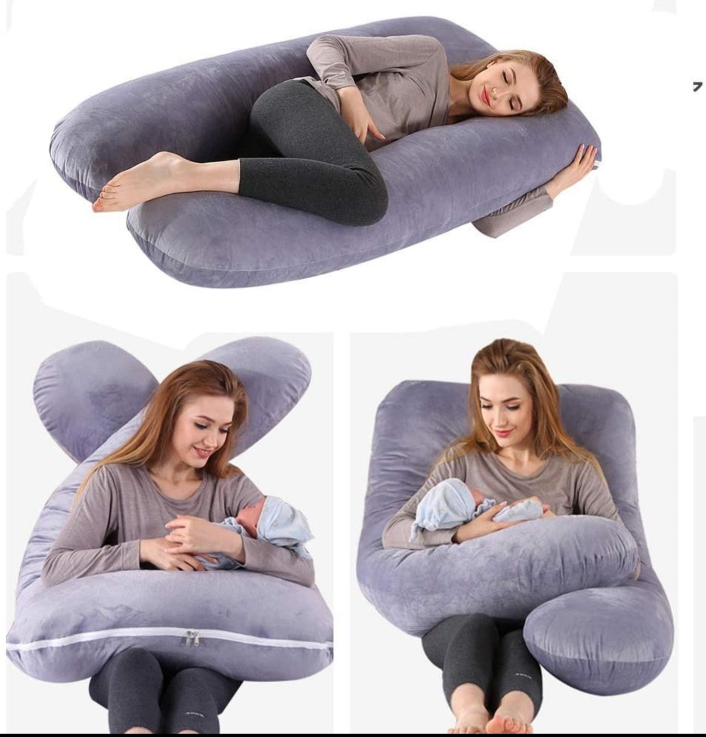 ALMOHADA MATERNA EN TELA TERCIO PELO