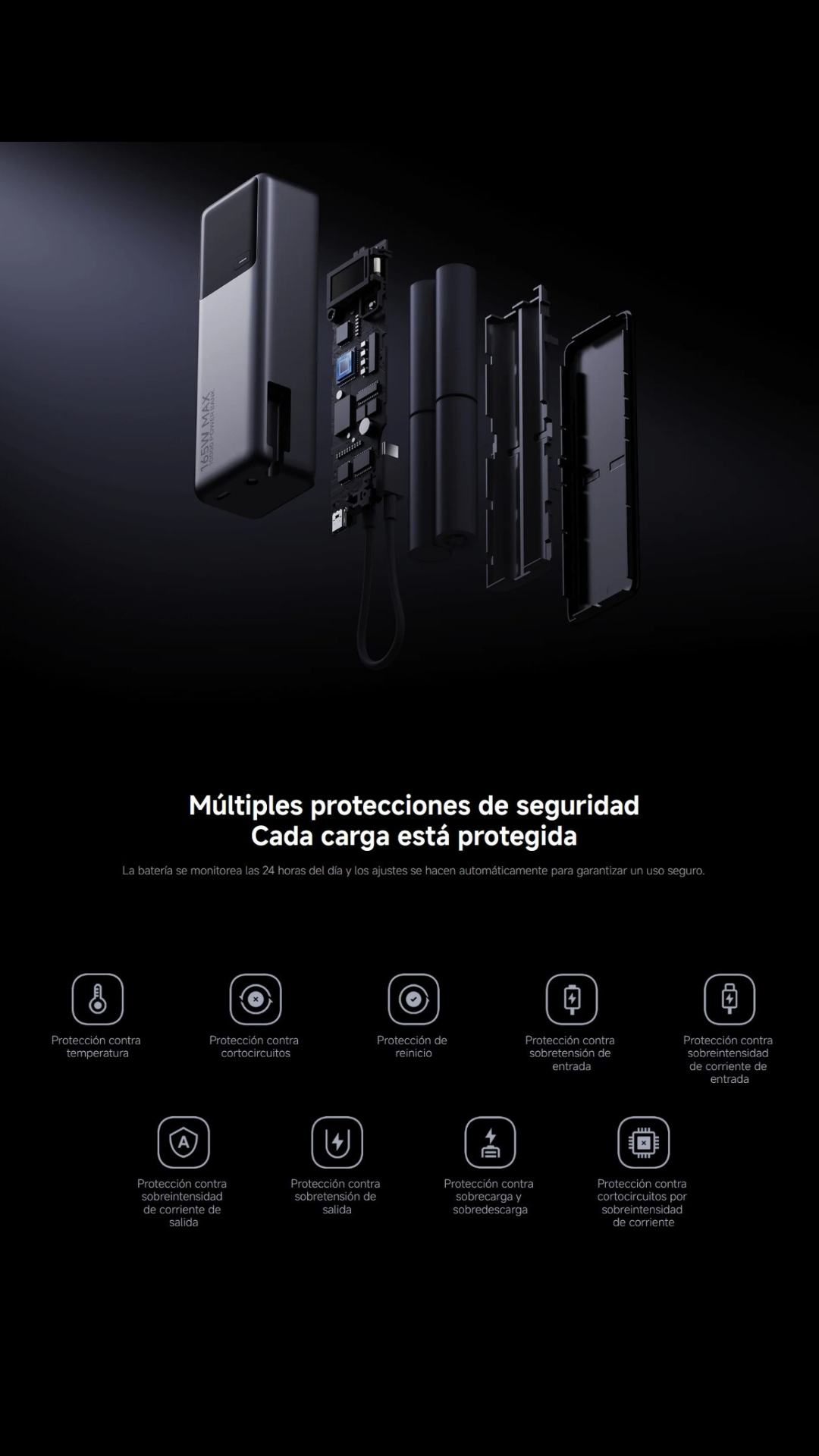 Xiaomi 165W Power Bank 10000 Integrated Cable