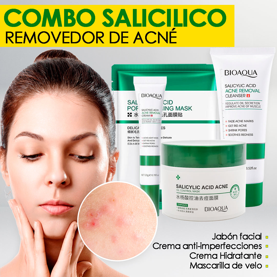 COMBO ACIDO SALICILICO X4 165g