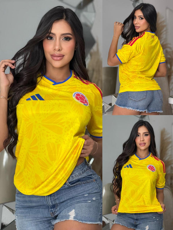 Camiseta Selección Colombia Hombre/Mujer 2026 versión jugador 1.1 premium