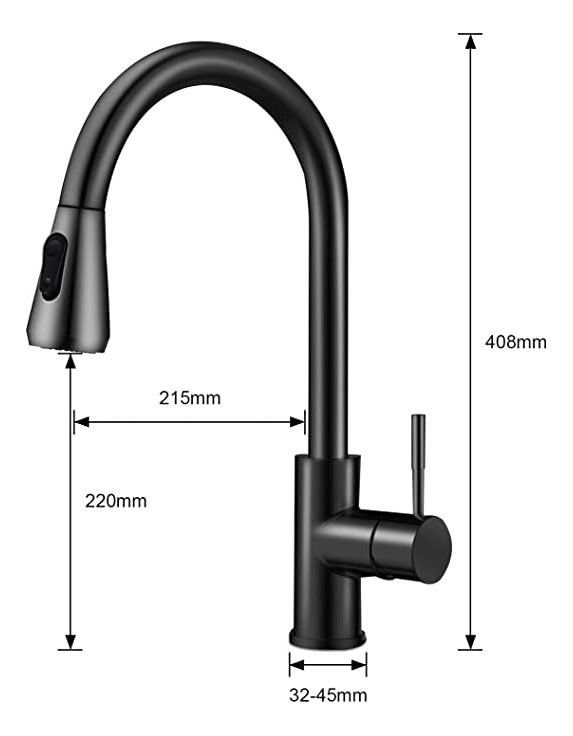 GRIFO MULTIFUNCIONAL EXTENDIBLE EN ACERO