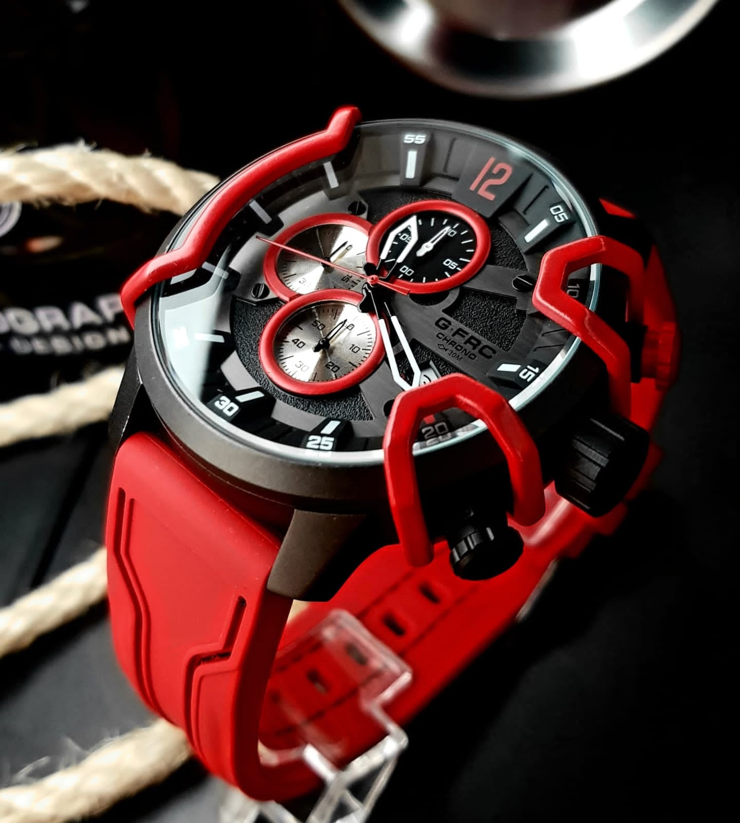 RELOJ G FORCE H GOMA TIPO DIESEL