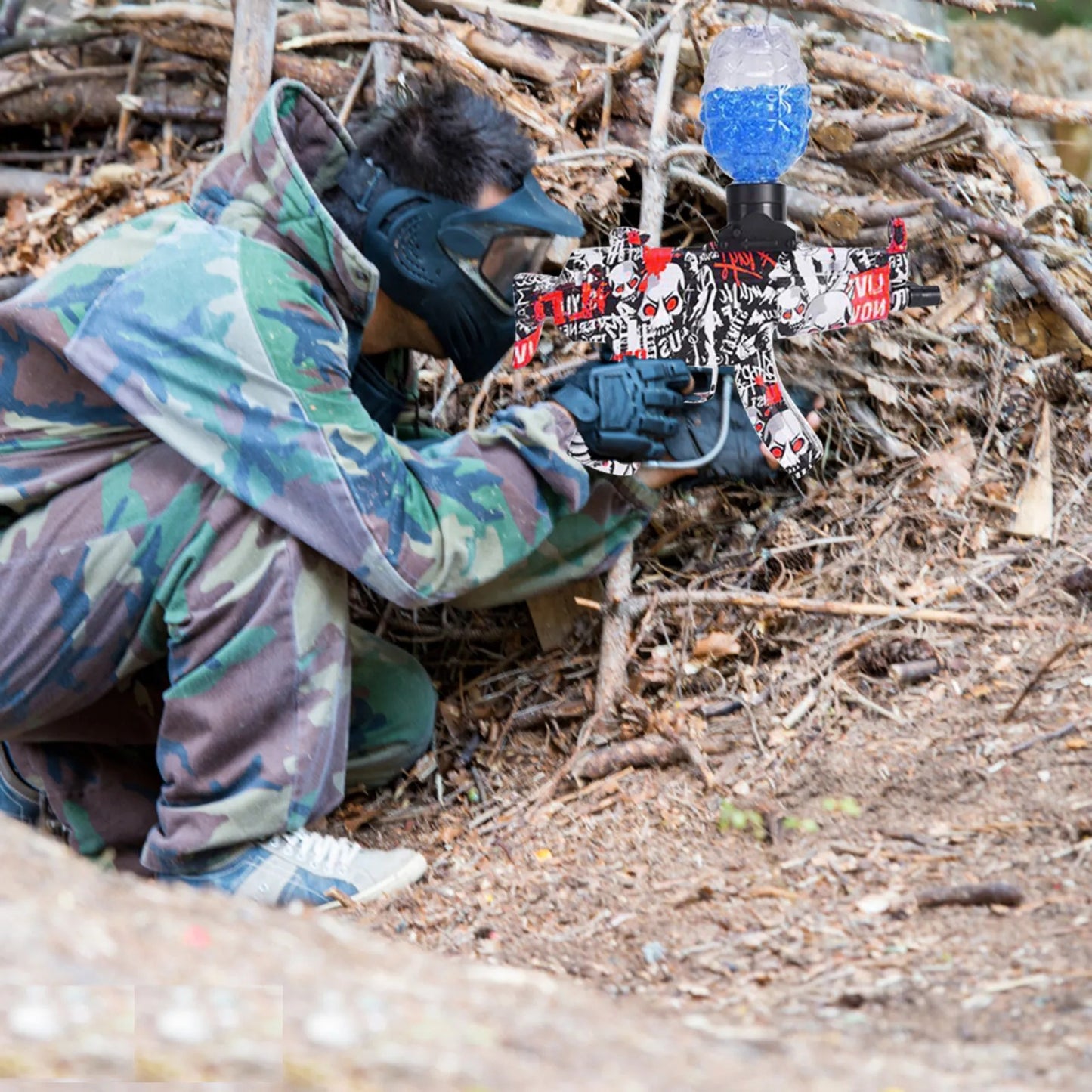 pistola juguete hidrogel + accesorios