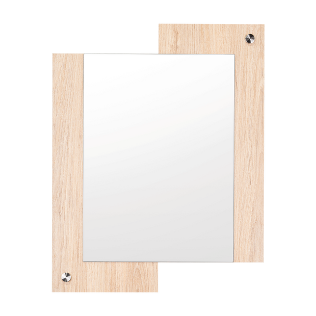 Espejo Rectangular Paduk, Color Madera Clara