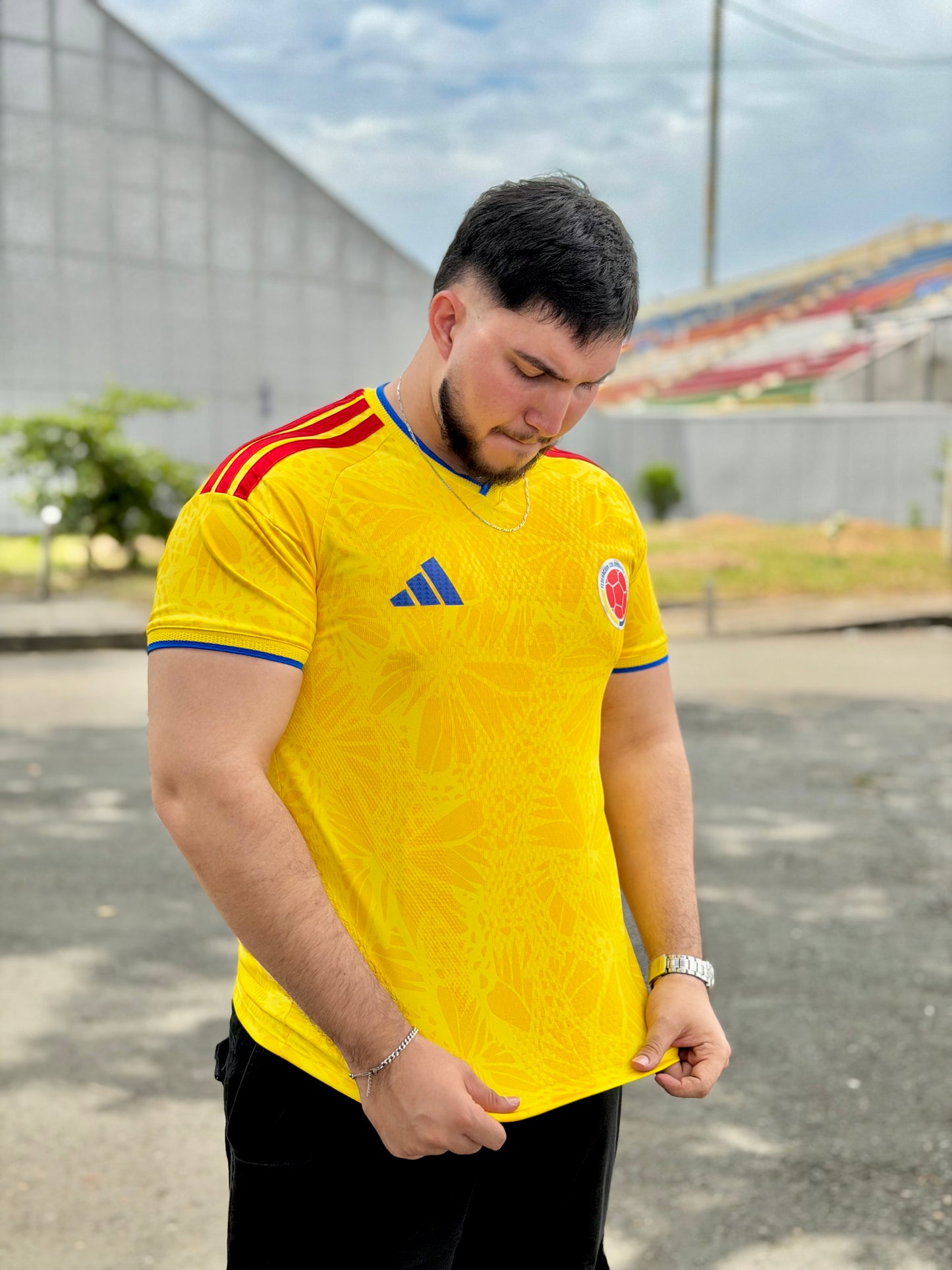 Camiseta Selección Colombia Hombre/Mujer 2026 versión jugador 1.1 premium