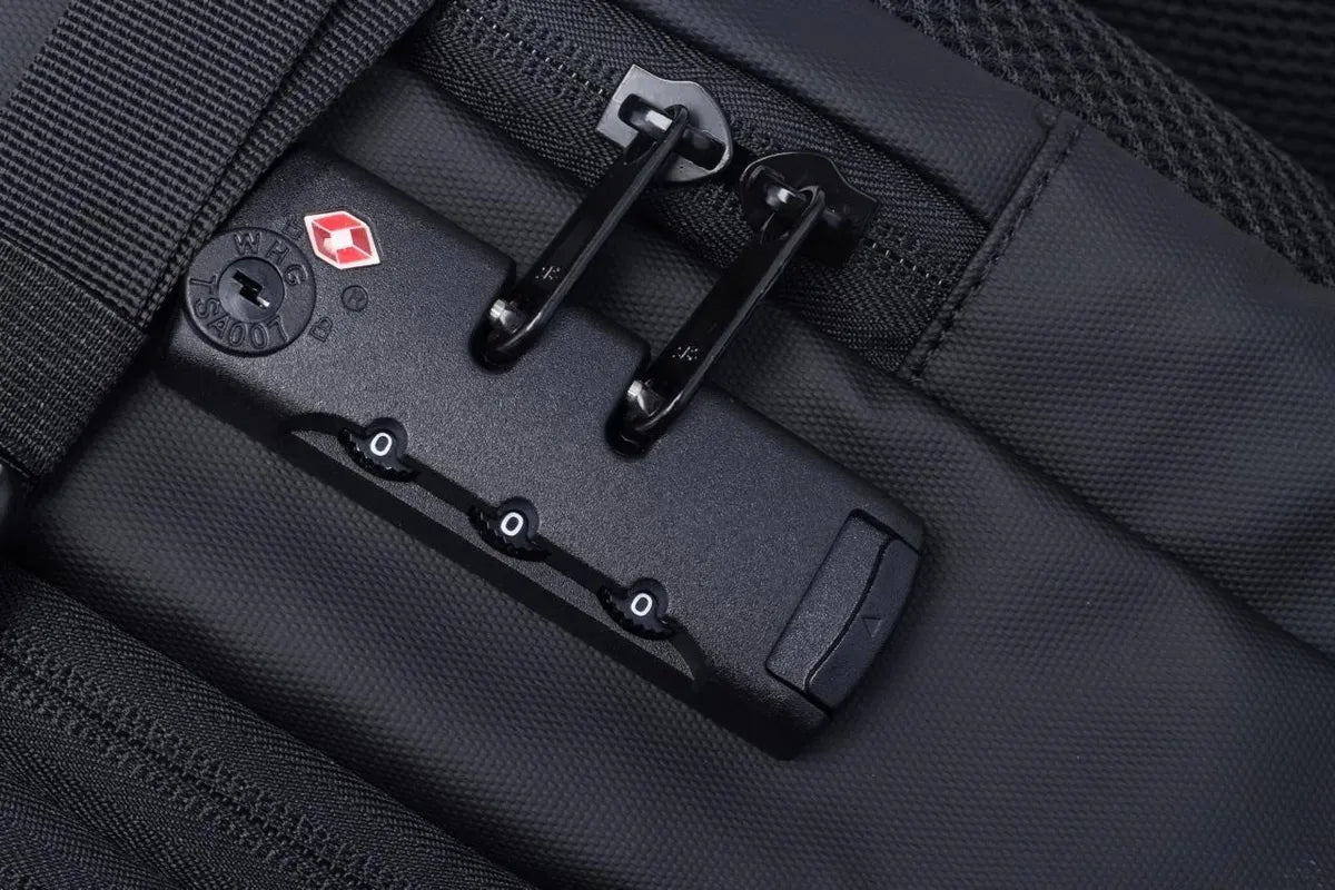 AIRBAG – Mochila de Viaje Expandible 60L con Compresión al Vacío, USB y Seguridad TSA