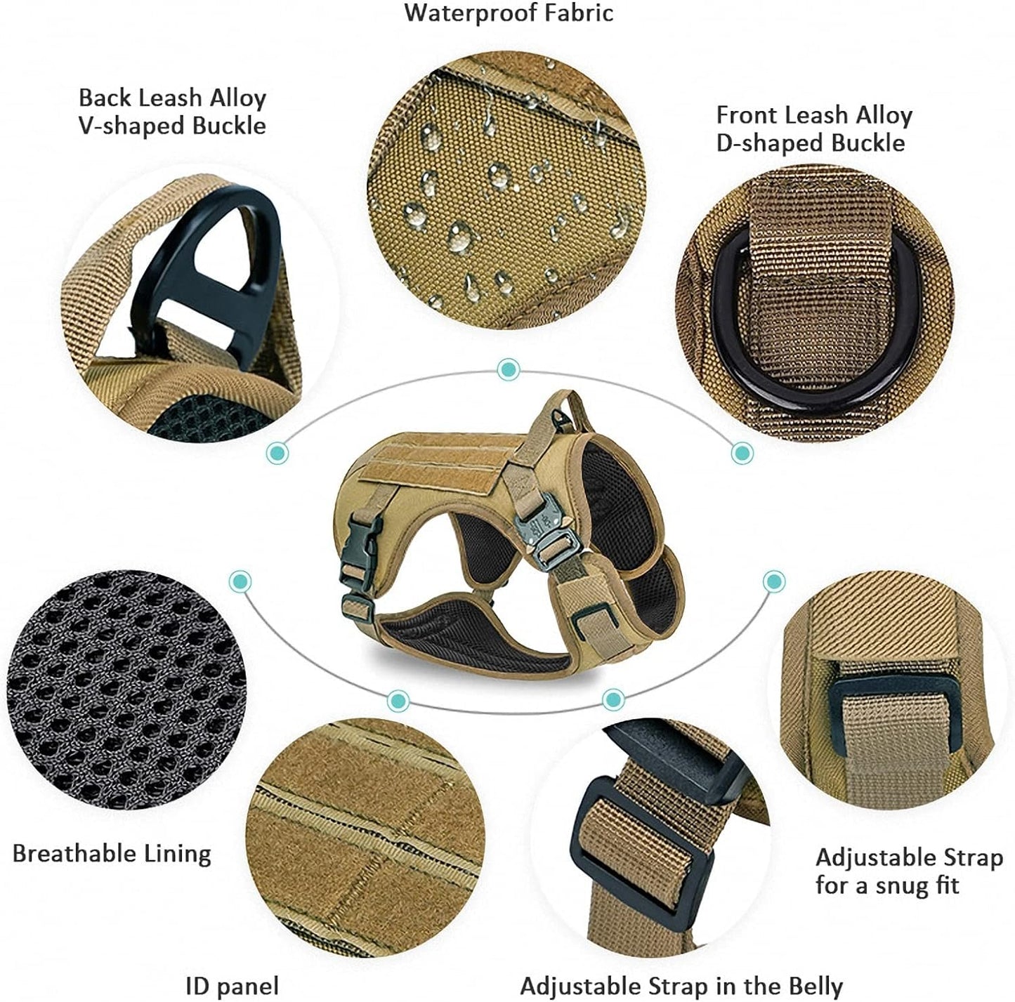 Arnés de Entrenamiento Razas Fuertes L