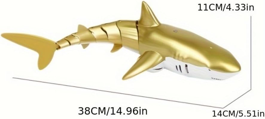 Tiburón a Control Remoto dorado