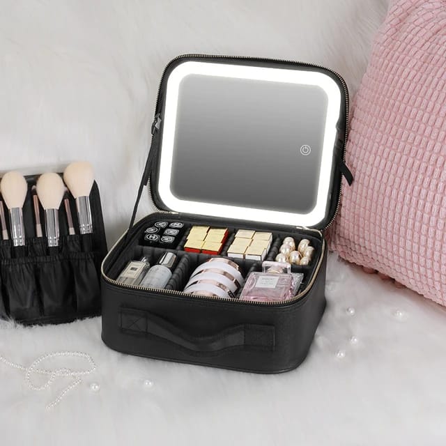 Estuche Cosmetiquera Maquillaje Espejo