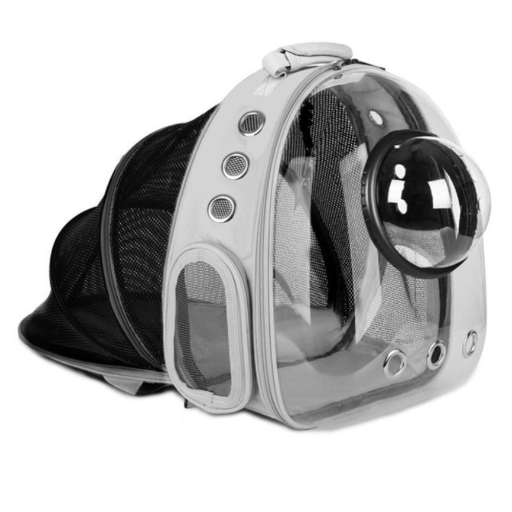 Morral Transparente Lona Con Extencion